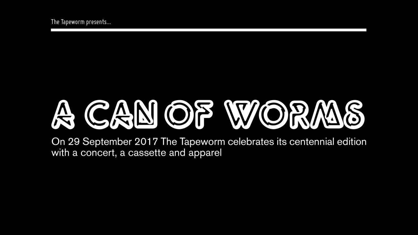 A Can of Worms - Flyer front