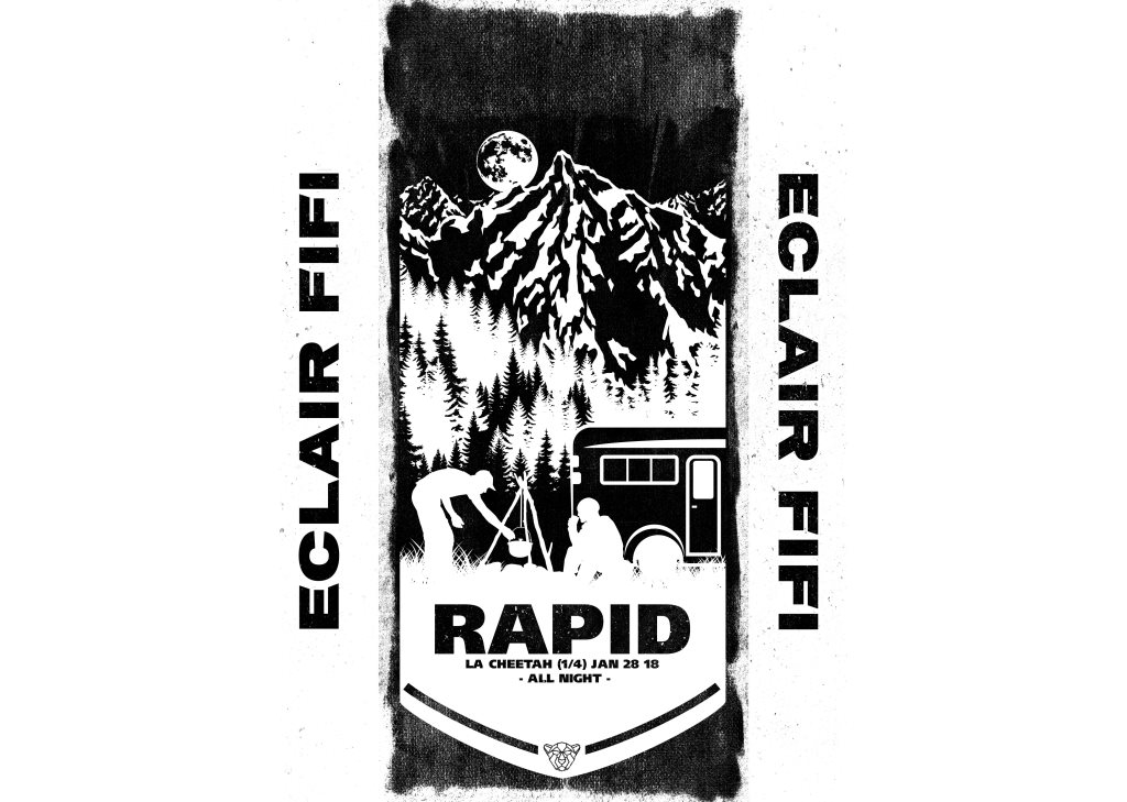 Rapid with Eclair Fifi - Flyer front