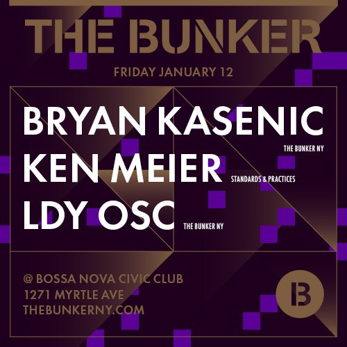 The Bunker with Bryan Kasenic, Ken Meier, LDY OSC. - Flyer back