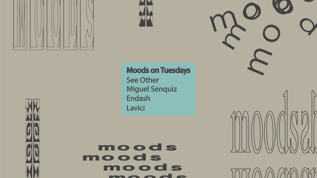 Moods on Tuesdays - Flyer back