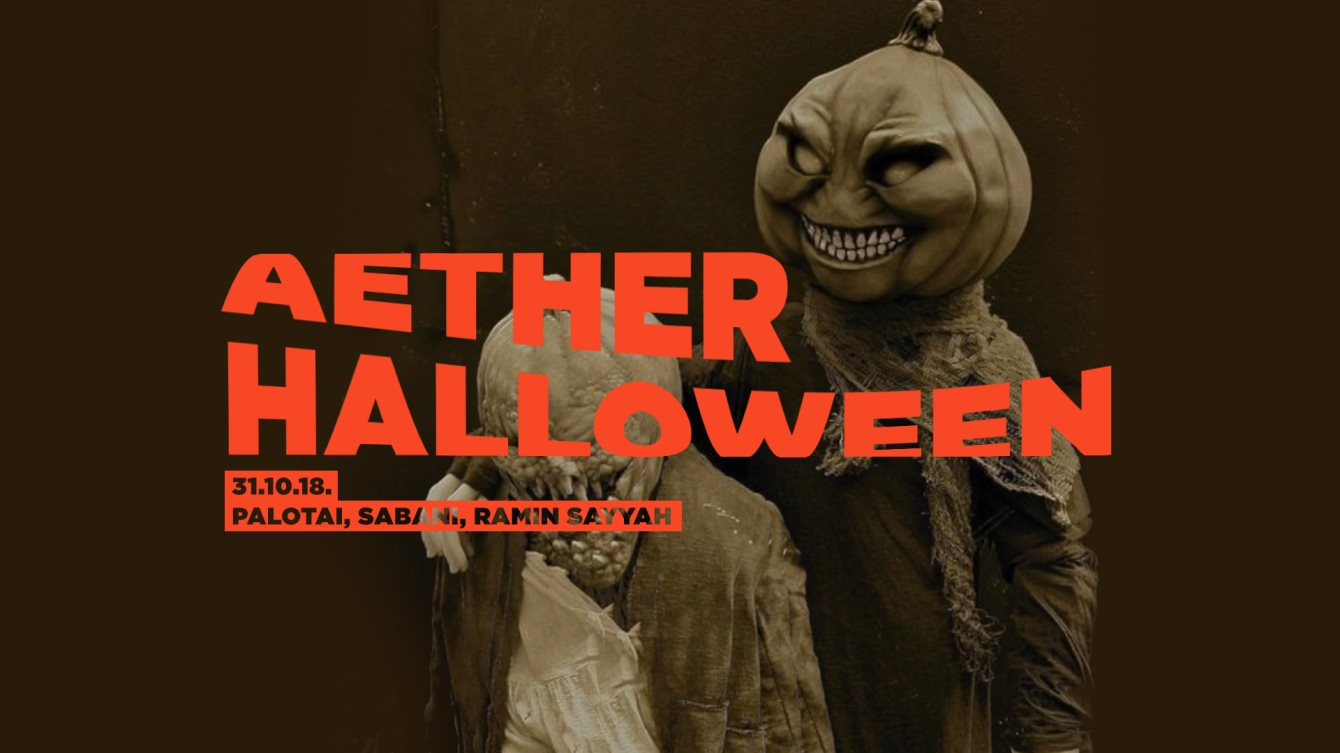 Aether Halloween - Flyer front