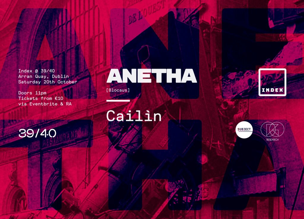 Anetha & Cailin - Flyer front