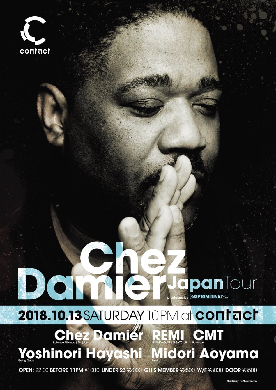 Chez Damier Japan Tour - Flyer front