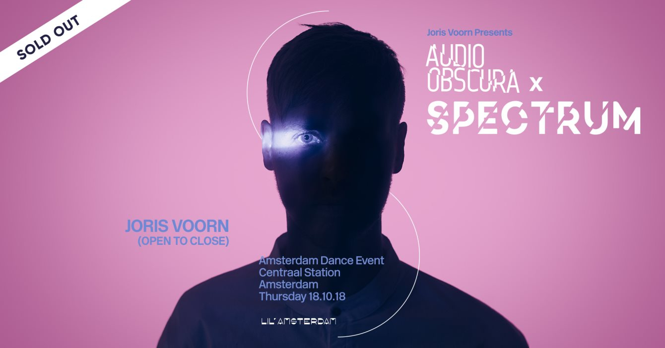 Audio Obscura x Spectrum at Central Station (Sold Out) - Flyer front