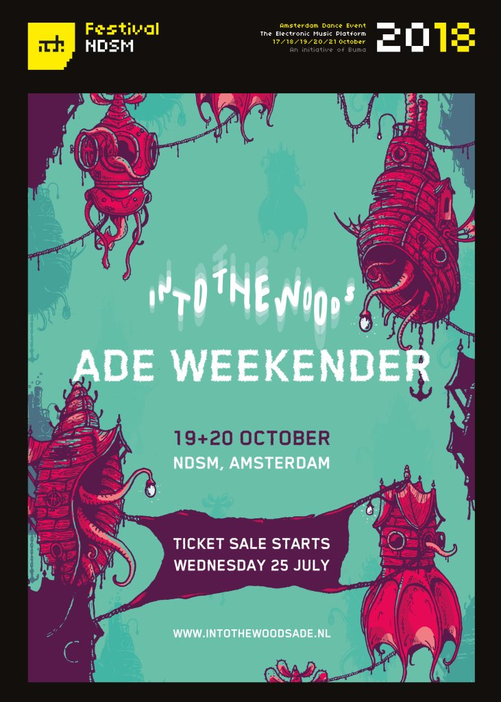 Into the Woods - ADE Weekender - Friday - Flyer front