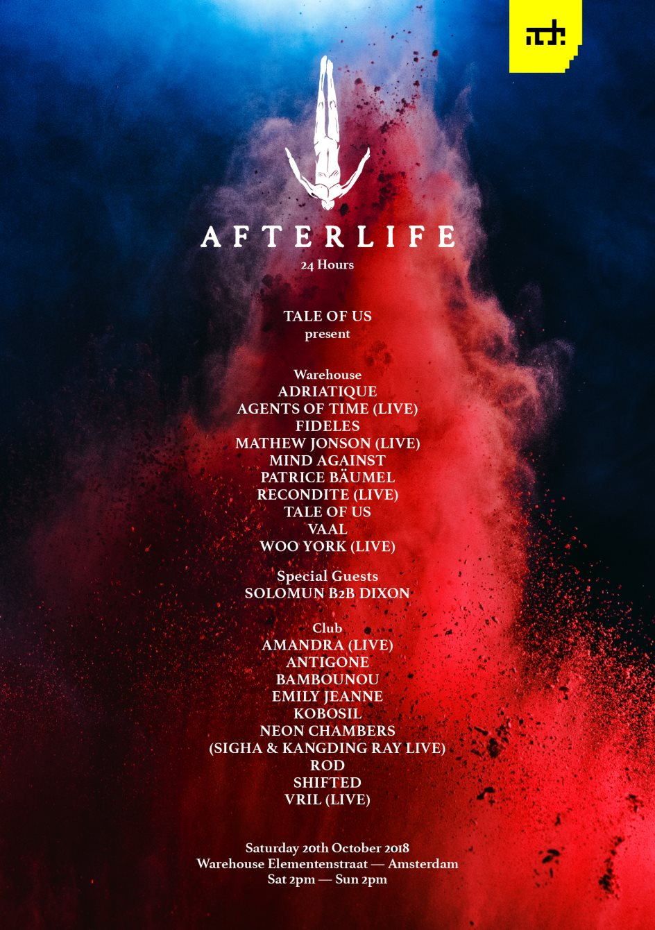 Afterlife ADE - Flyer front