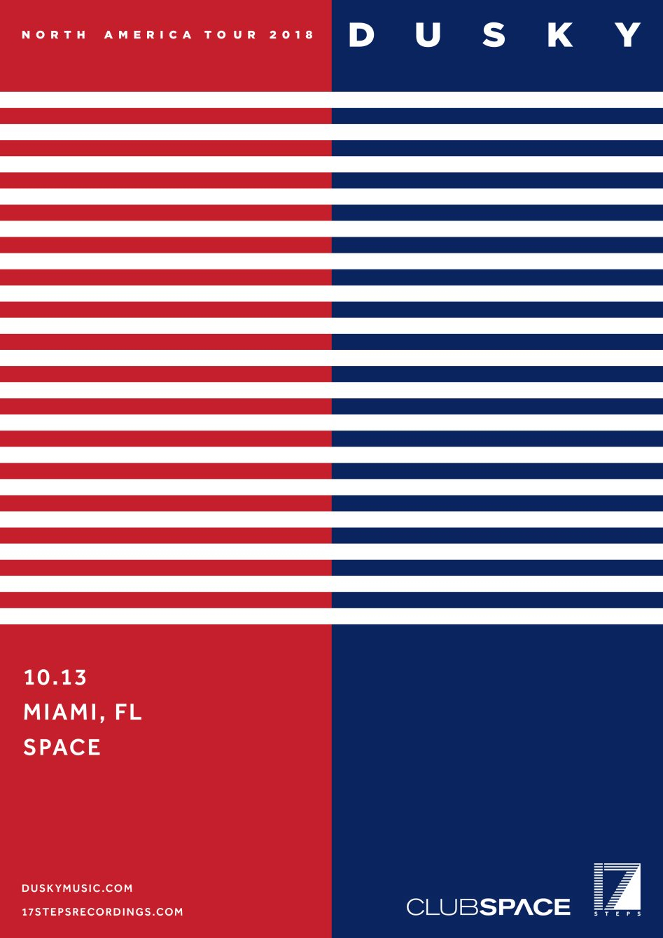 Dusky on the Space Terrace by Link Miami Rebels - Flyer front