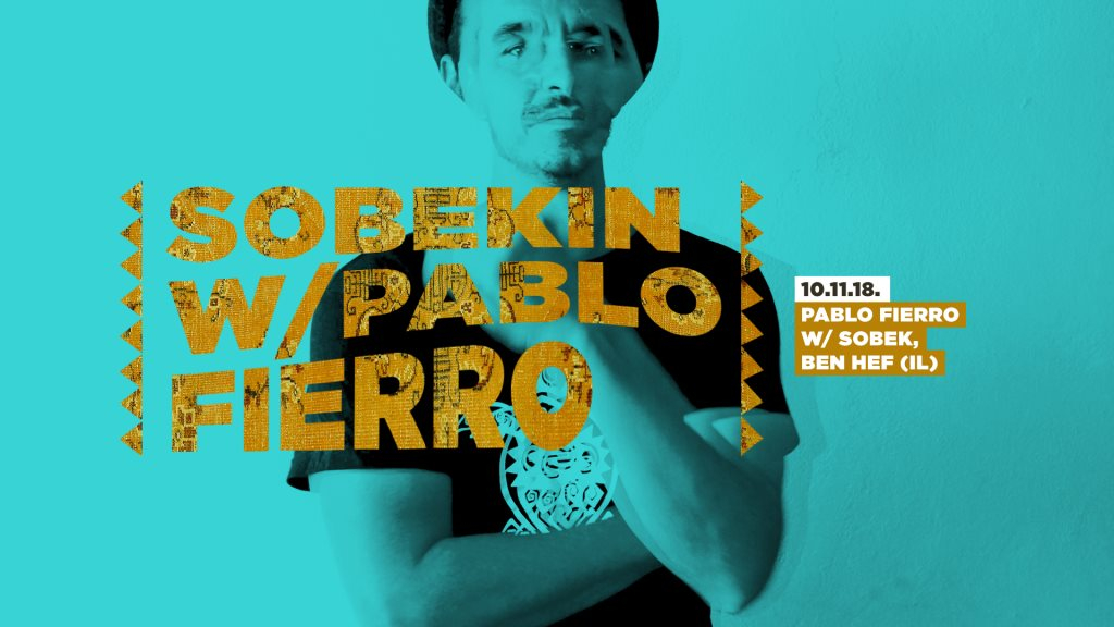 Sobekin with Pablo Fierro - Flyer front
