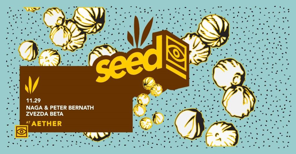 Seed - Naga & Peter Bernath, Zvezda Beta - Flyer front