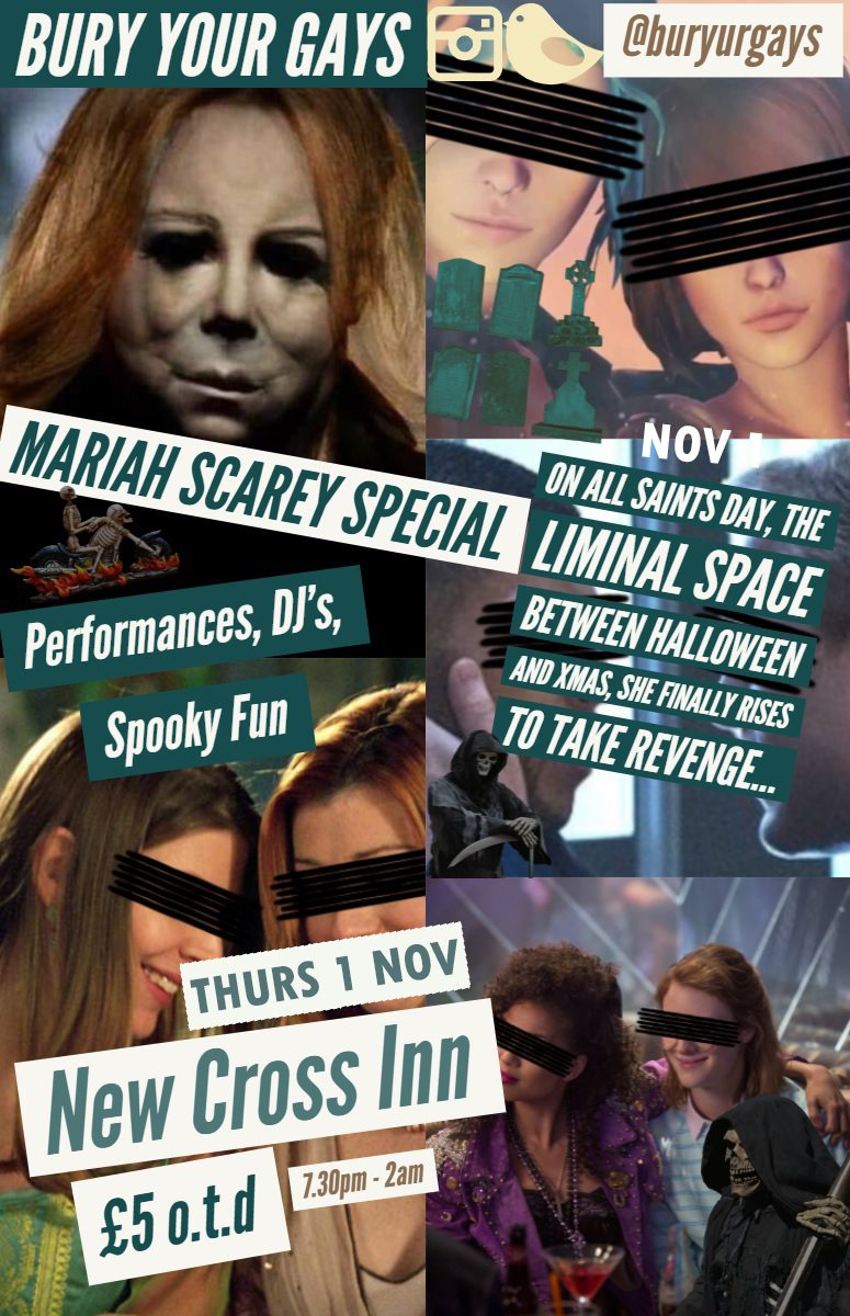 Bury Your Gays: The Mariah Scarey Special - Flyer front