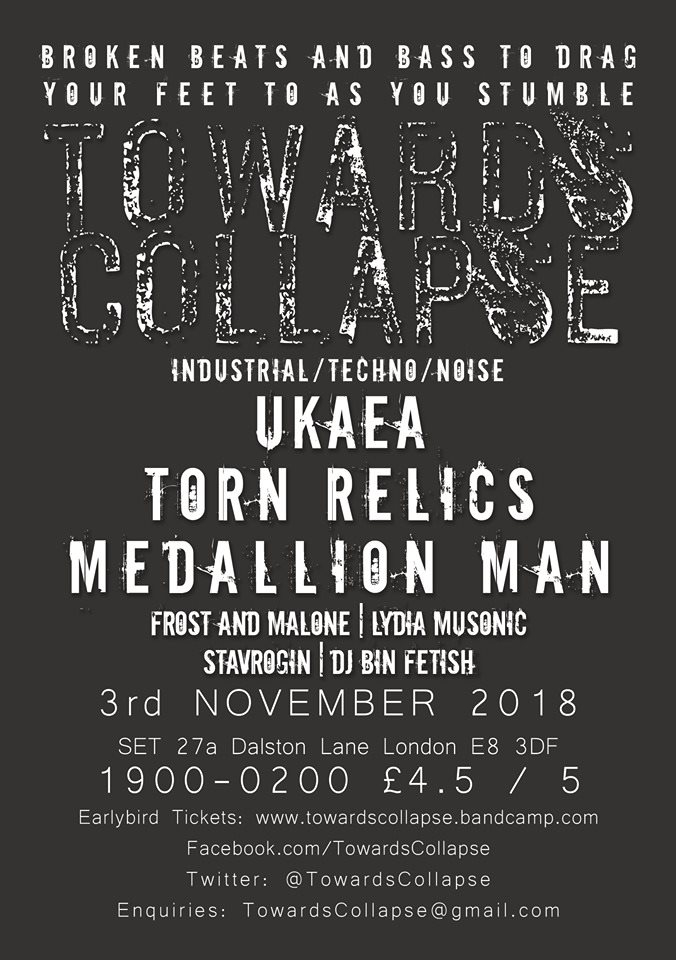 Towards Collapse - Flyer front