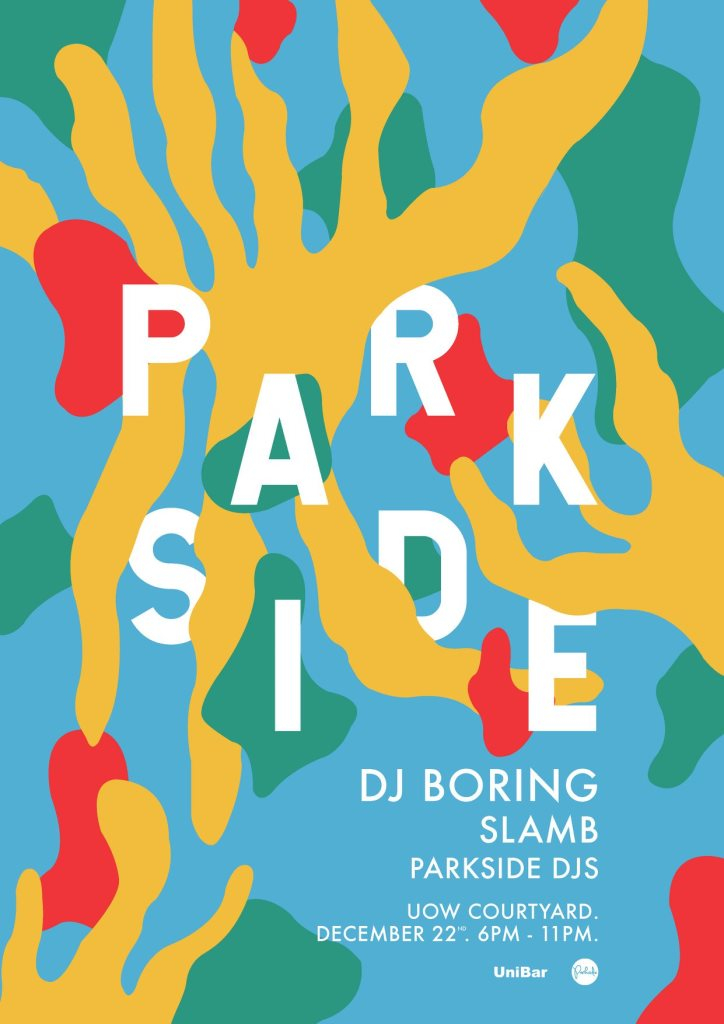 Parkside Christmas with DJ Boring & Slamb - Flyer front