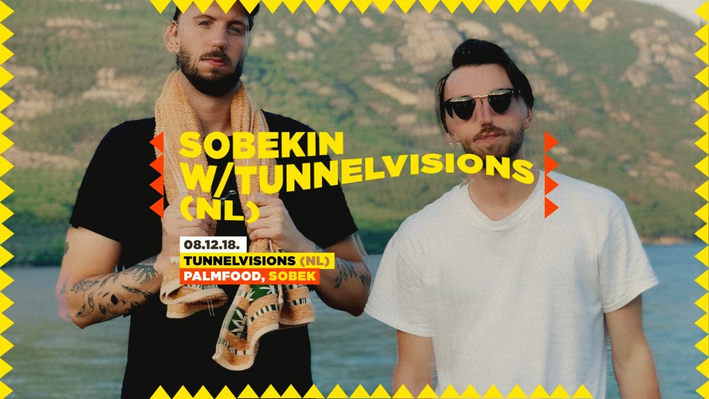 Sobekin with Tunnelvisions - Flyer front