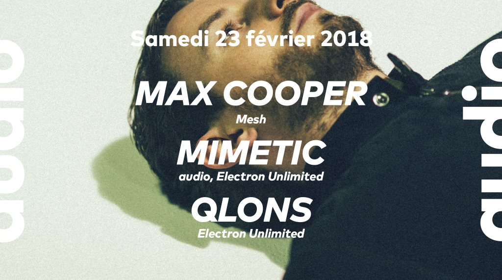 Max Cooper - mimetic - Qlons - Flyer front
