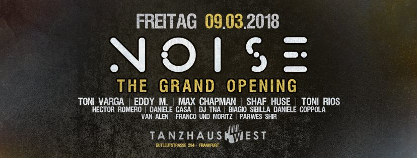 Noise Grand Opening 2018 - Flyer back