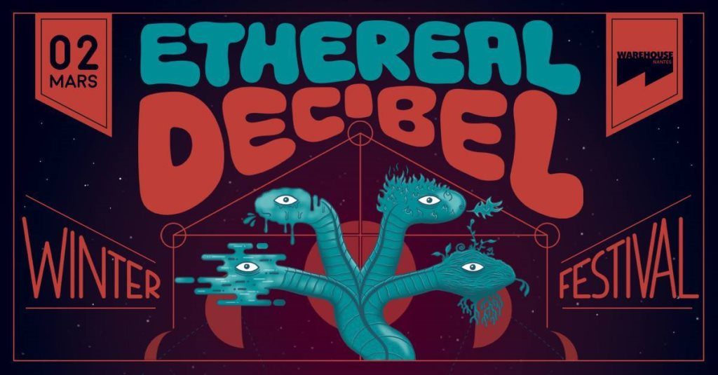 Ethereal Decibel Winter Festival - Flyer front