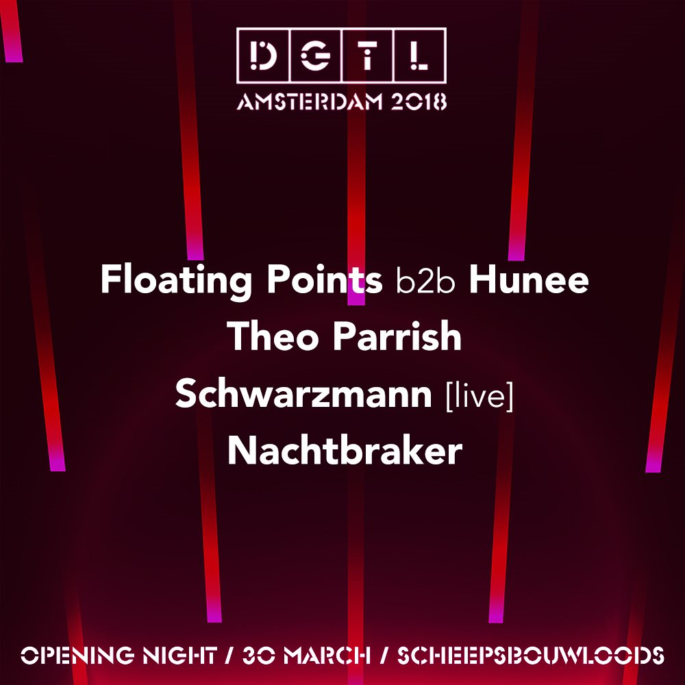 DGTL Amsterdam 2018 Opening Night - Flyer back