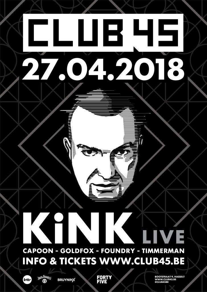 CLUB 45 with KiNK (Live) - Flyer front
