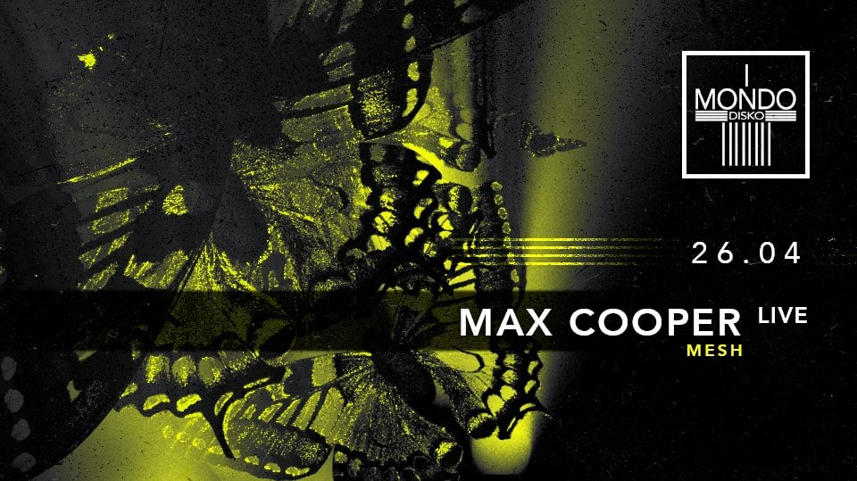 Max Cooper Live - Flyer front