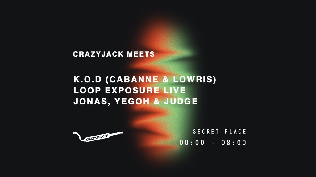 CrazyJack Meets K.O.D, Loop Exposure, High Ends - Flyer front