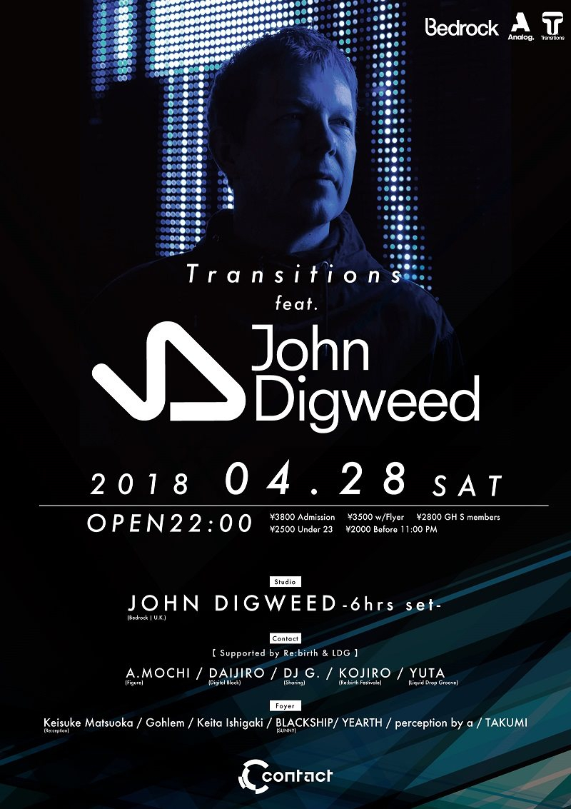 Transitions Feat. John Digweed - Flyer front