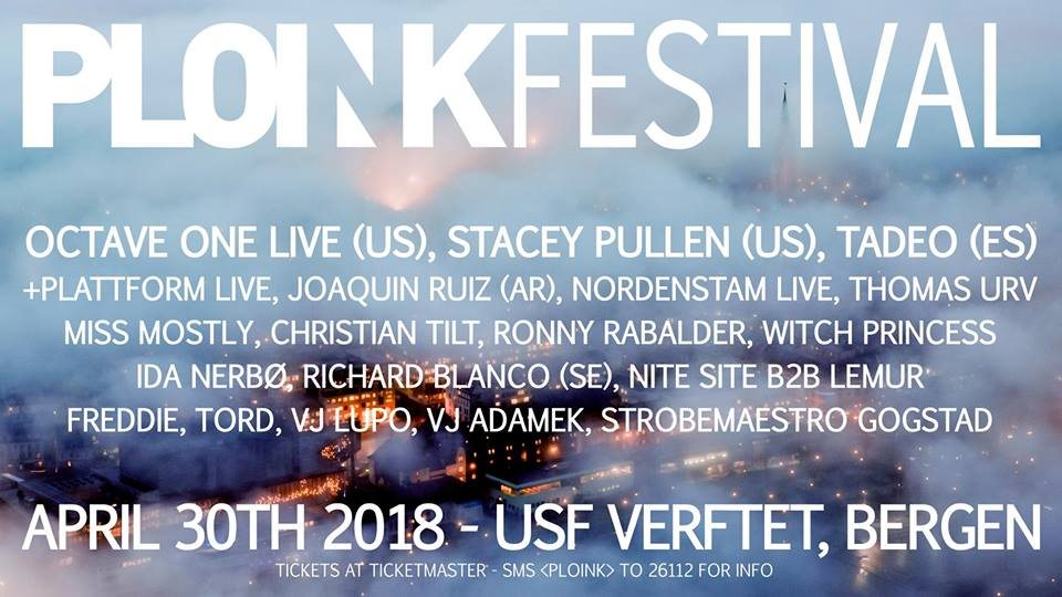 Ploink Festival 2018 - Flyer front