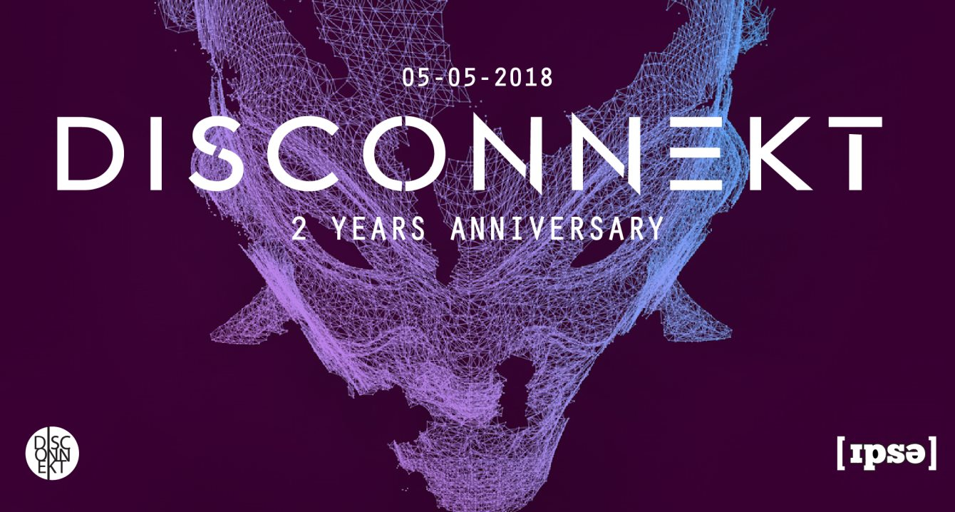 Disconnekt Anniversary - 3 Floors - 22hours - Flyer front