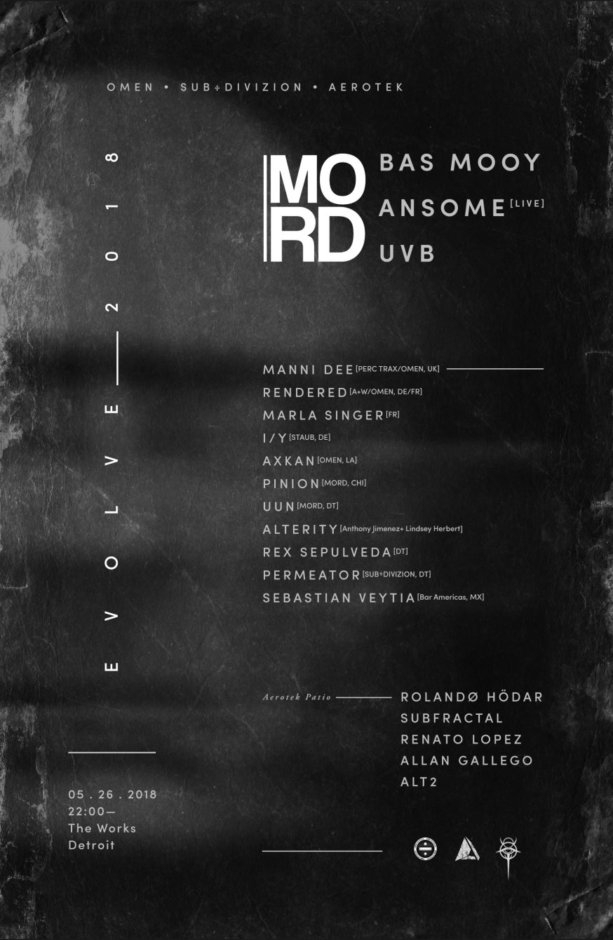 Evolve 2018: Mord Showcase - Flyer back