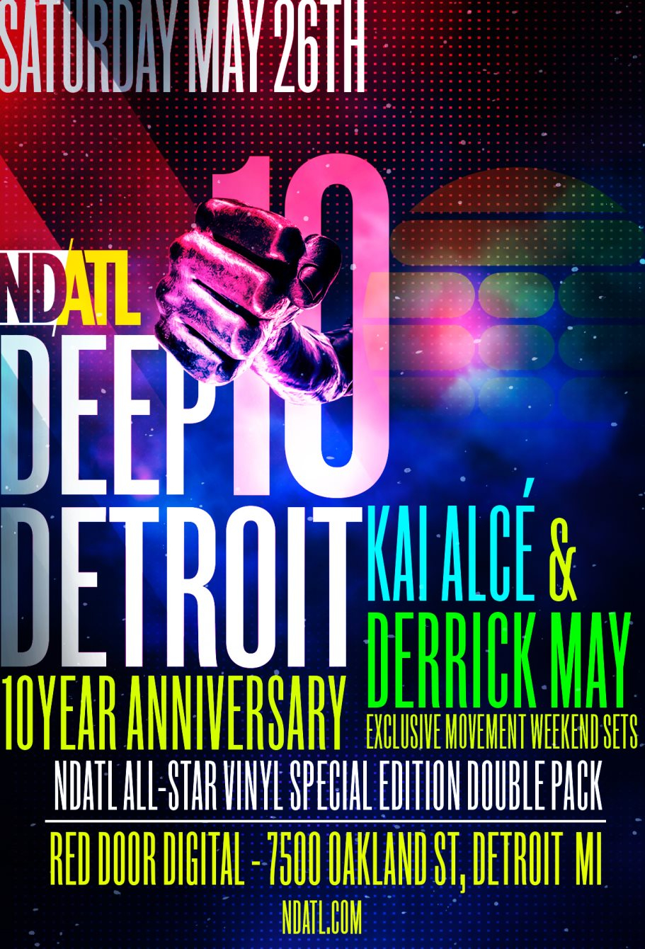 Deep Detroit - Flyer front