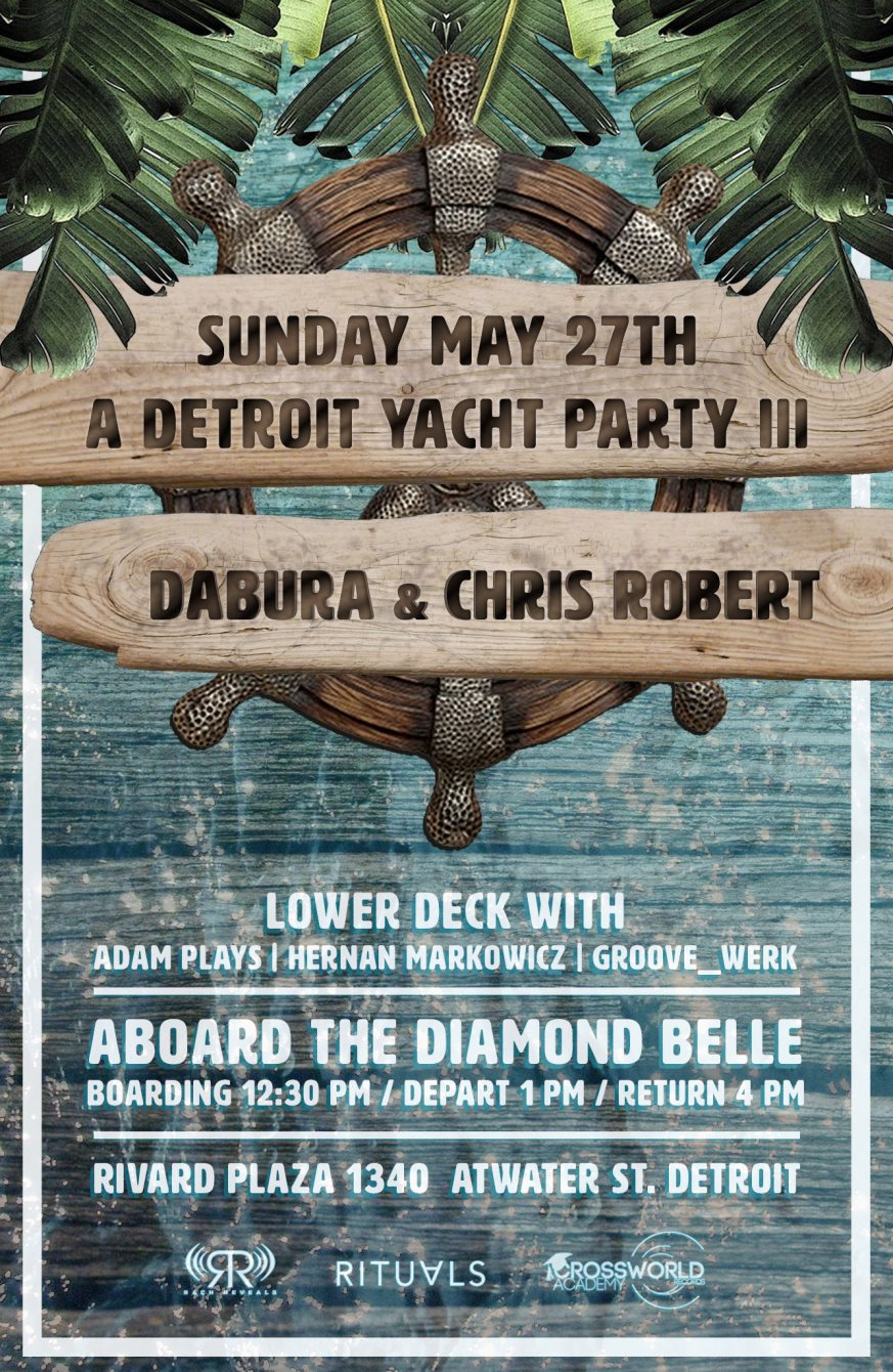 A Detroit Yacht Party 3 - Flyer front