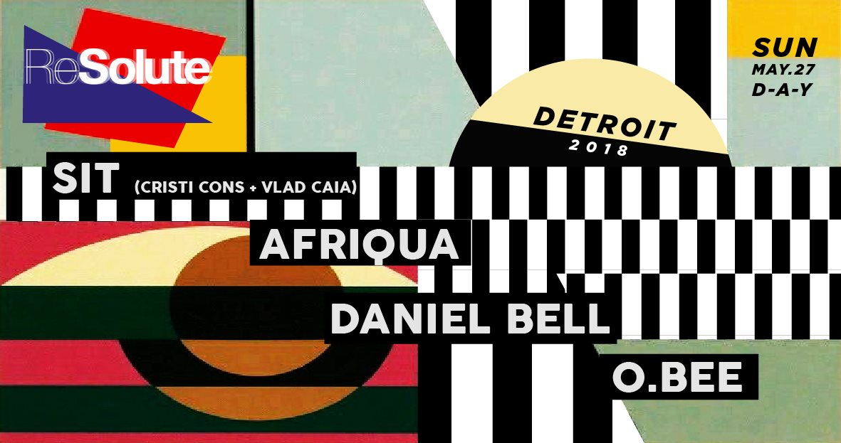 ReSolute Goes Detroit [DAY PARTY] - Flyer front
