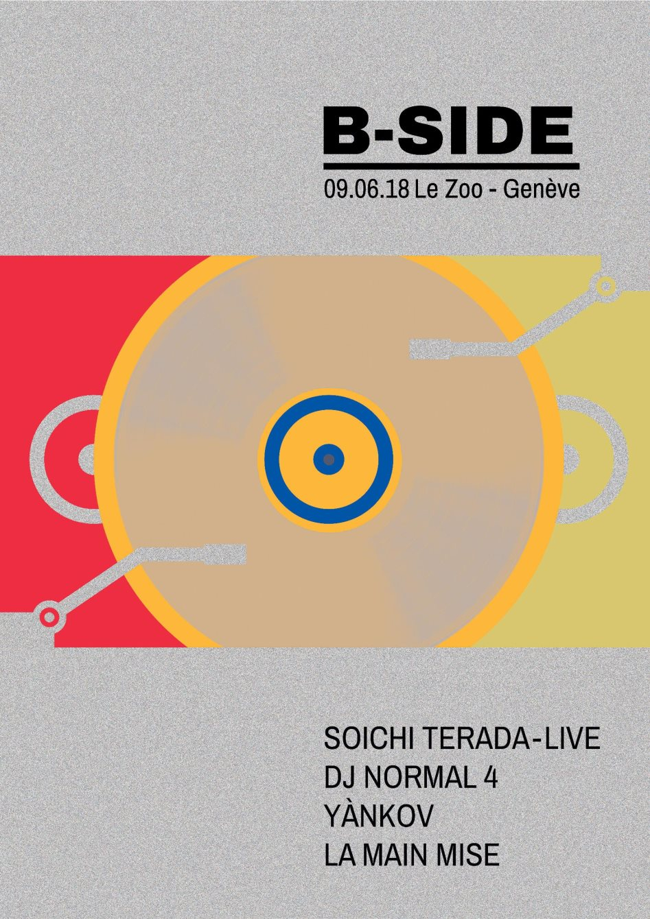B-Side with Soichi Terada & DJ Normal 4 - Flyer front