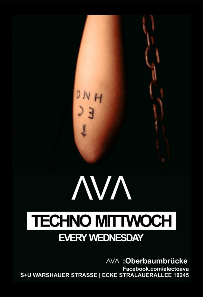 Techno Mittwoch - Flyer front