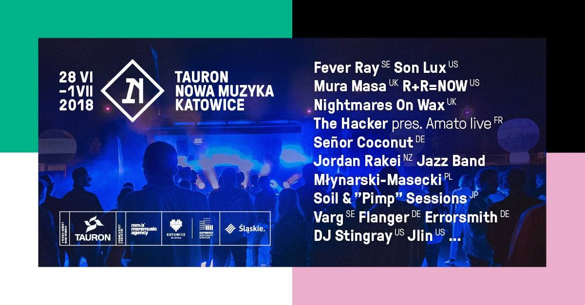 Tauron Nowa Muzyka 2018 - Flyer front