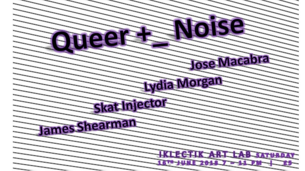 Queer+_noise - Flyer front
