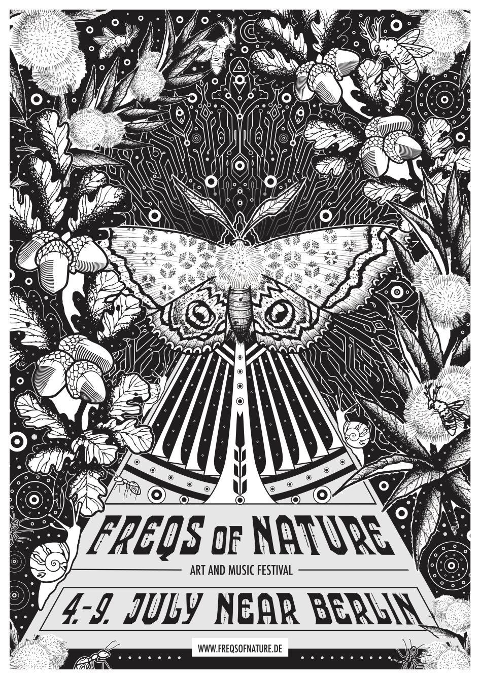 Freqs Of Nature: Peculiar Art, Music and Engineering Festival - Flyer back