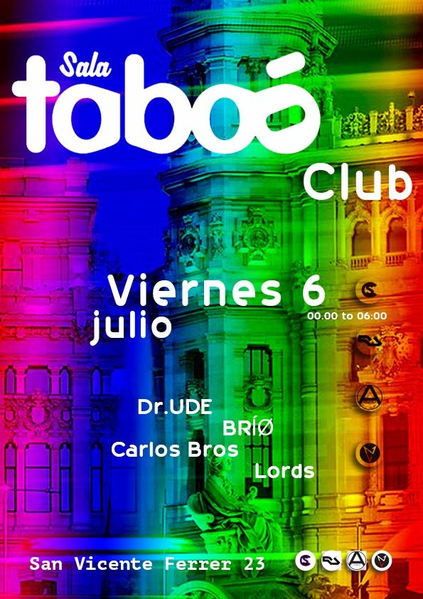Taboo Club - Flyer front