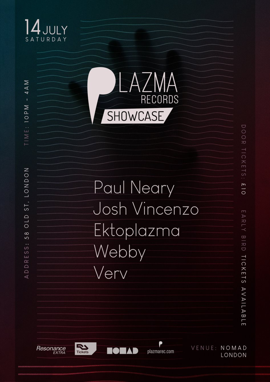 Plazma Records Showcase - Flyer front