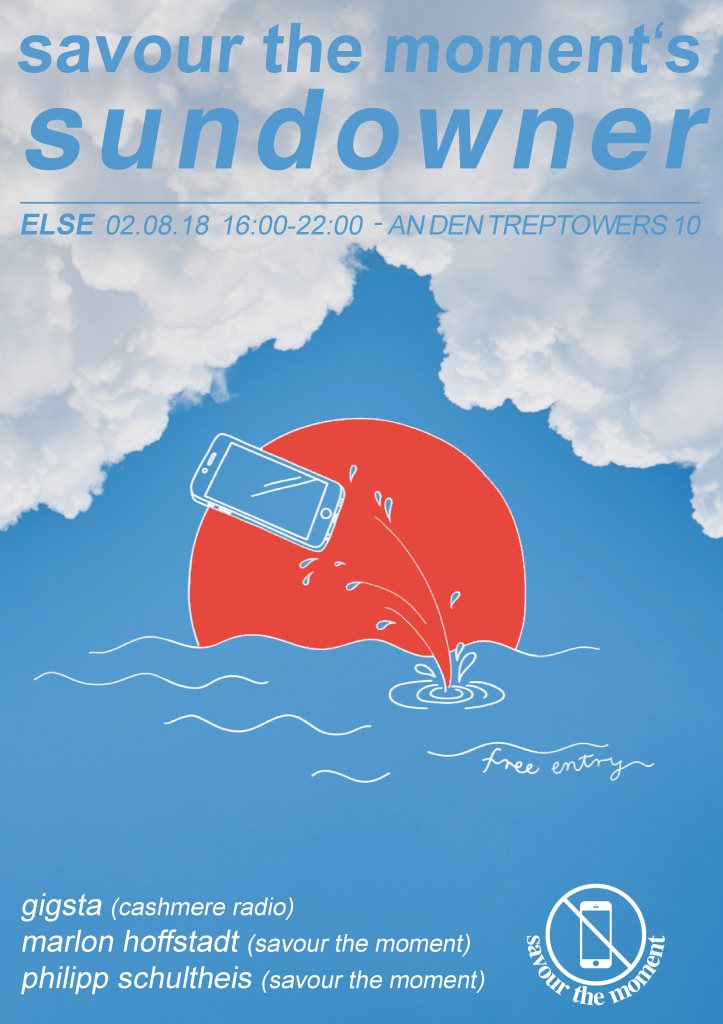 Savour The Moment Sundowner /w. Gigsta, Marlon Hoffstadt, Philipp Schultheis - Flyer front