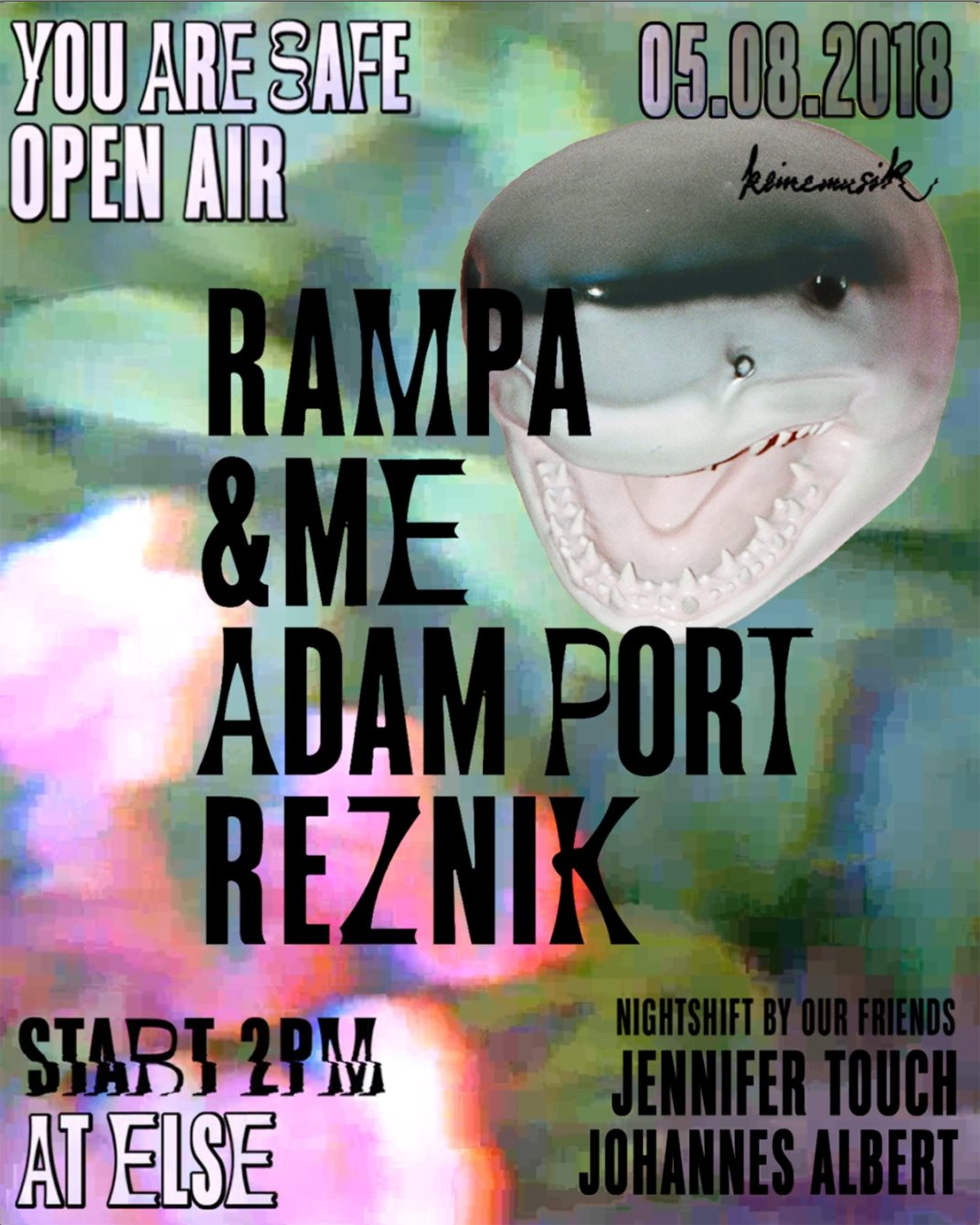 Keinemusik You Are Safe Open Air - Flyer front