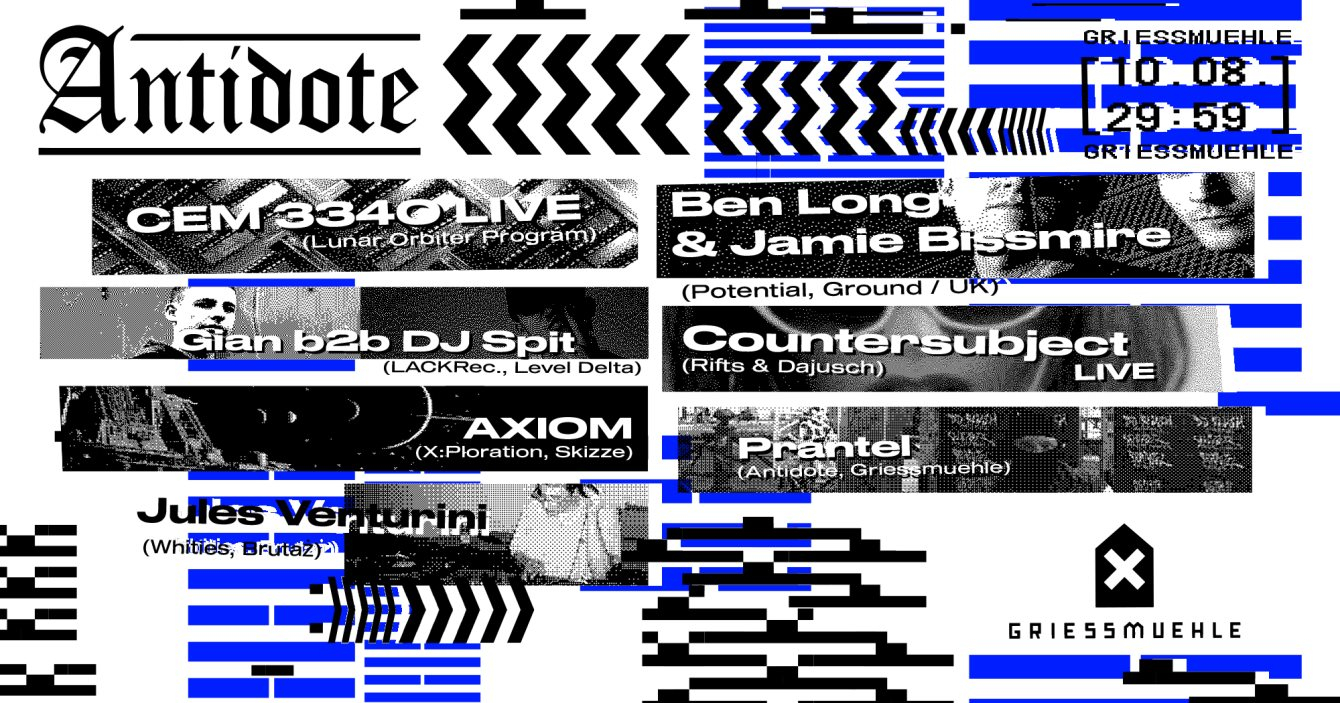 Antidote - Flyer front