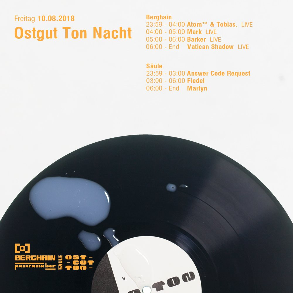 Ostgut Ton Nacht - Flyer front