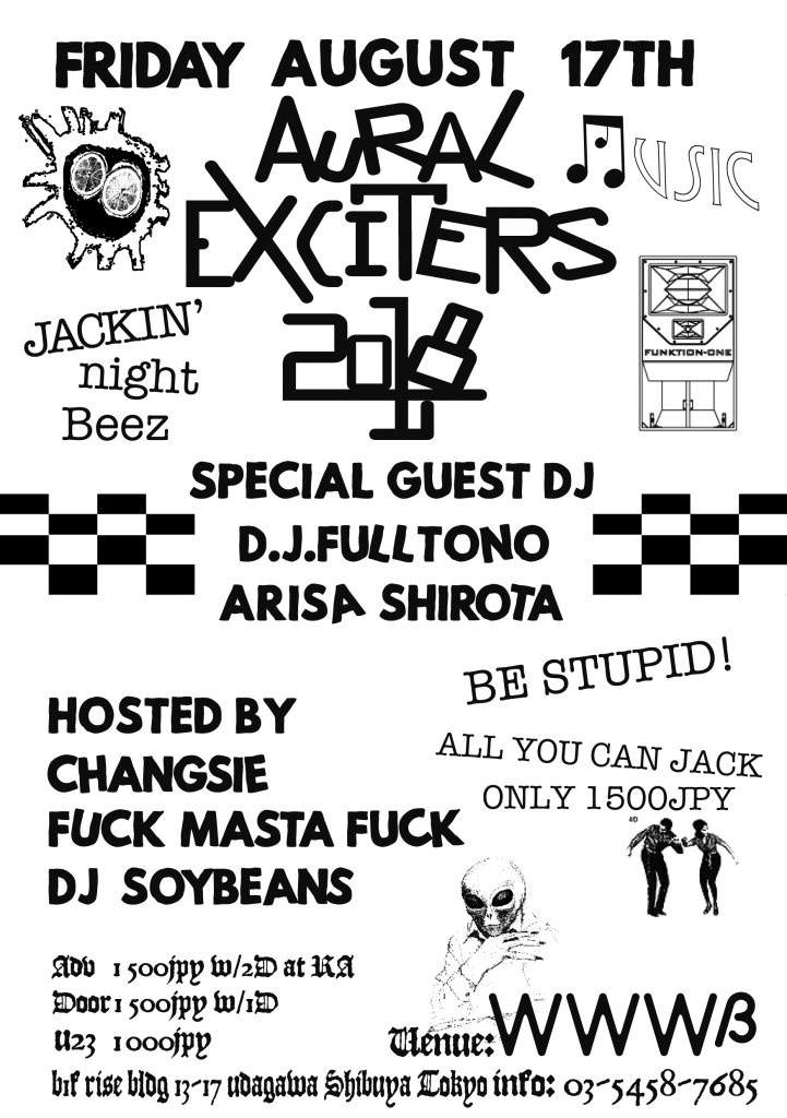 Aural Exciters - Flyer front