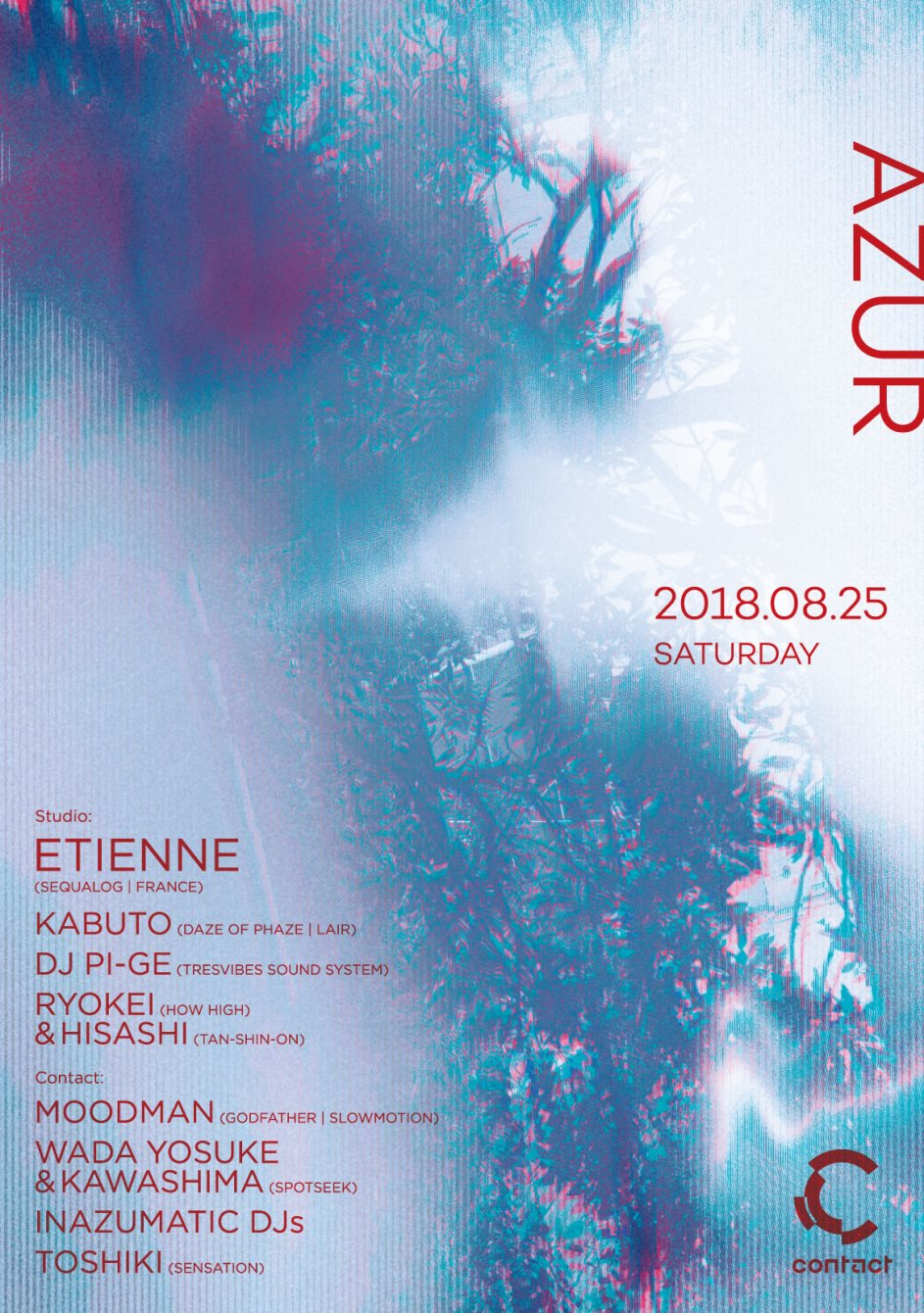 Azur Feat. Etienne - Flyer front