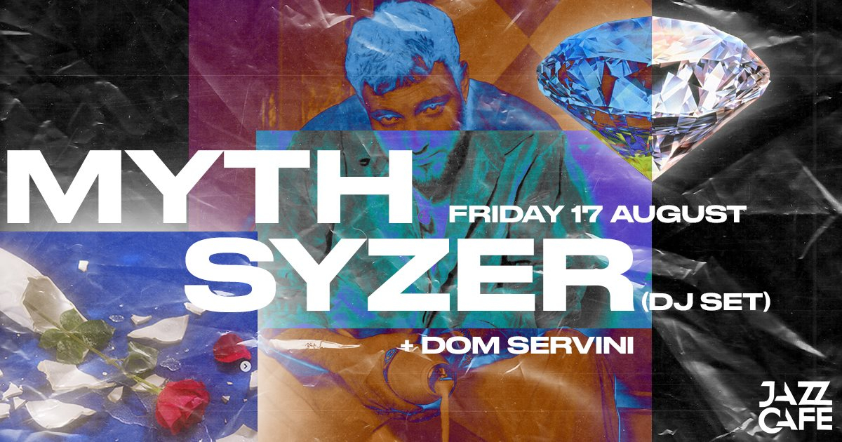 Myth Syzer (DJ set) - Flyer front