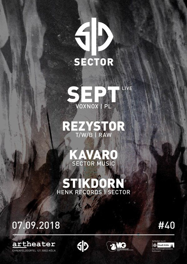 Sector with Sept - Live - Flyer front