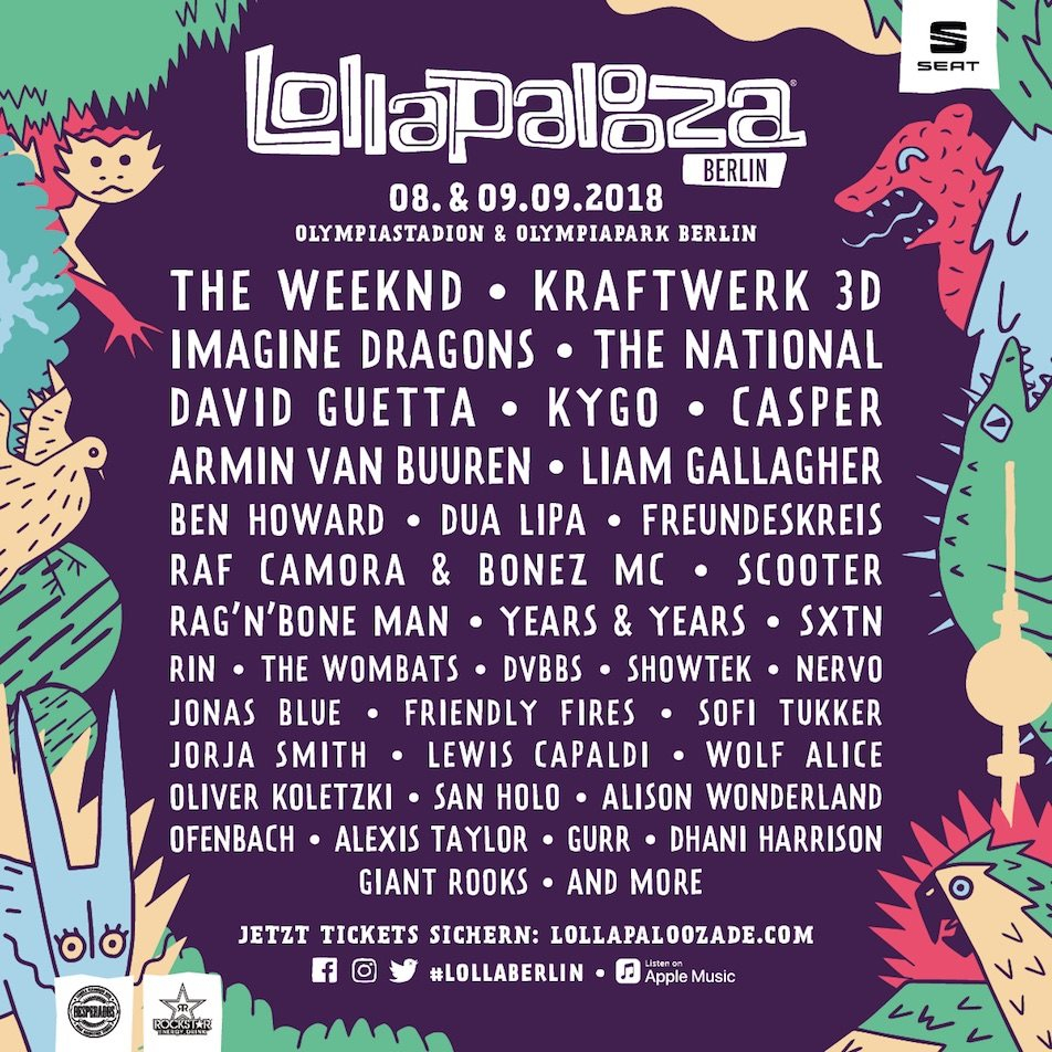 Lollapalooza Berlin 18 At Olympic Stadium Berlin