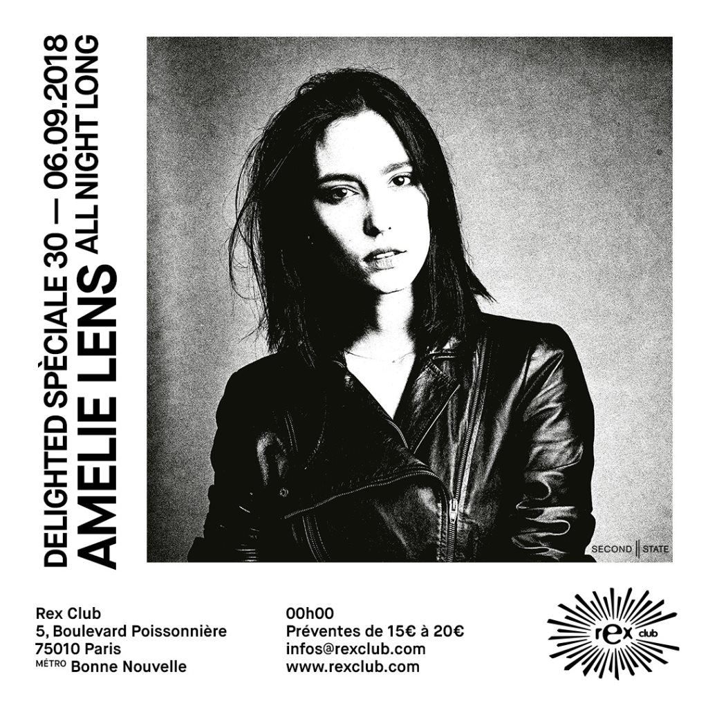 Delighted Speciale 30 Ans: Amelie Lens All Night Long - Flyer front
