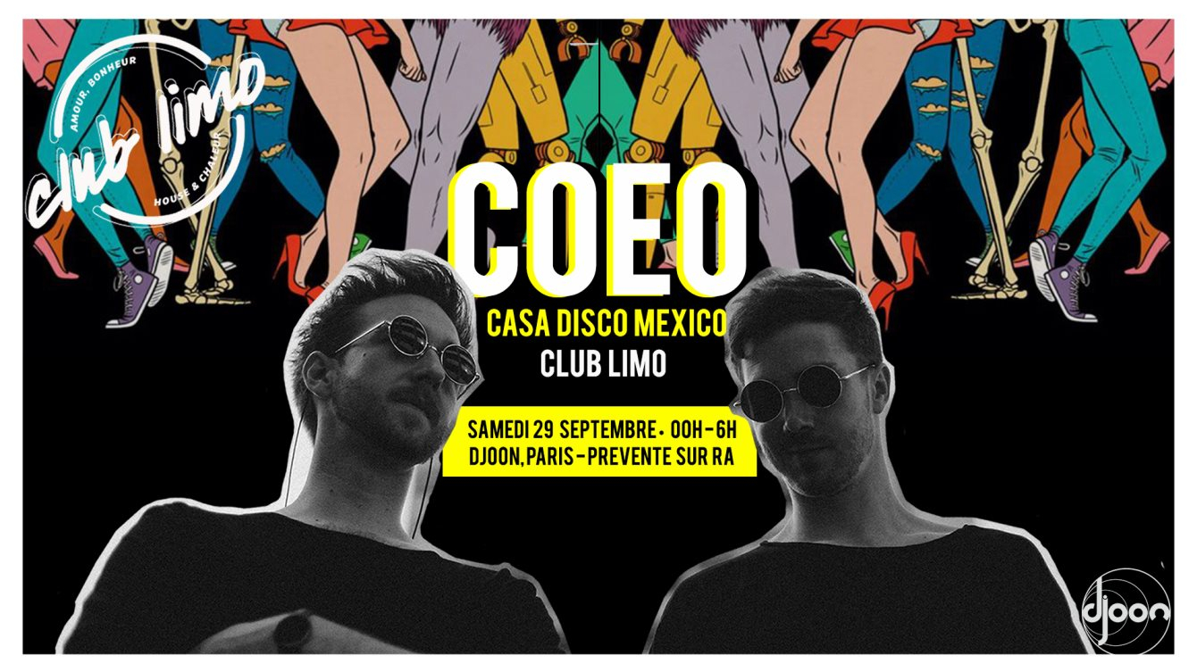 Club Limo Invite COEO & Casa Disco - Flyer front