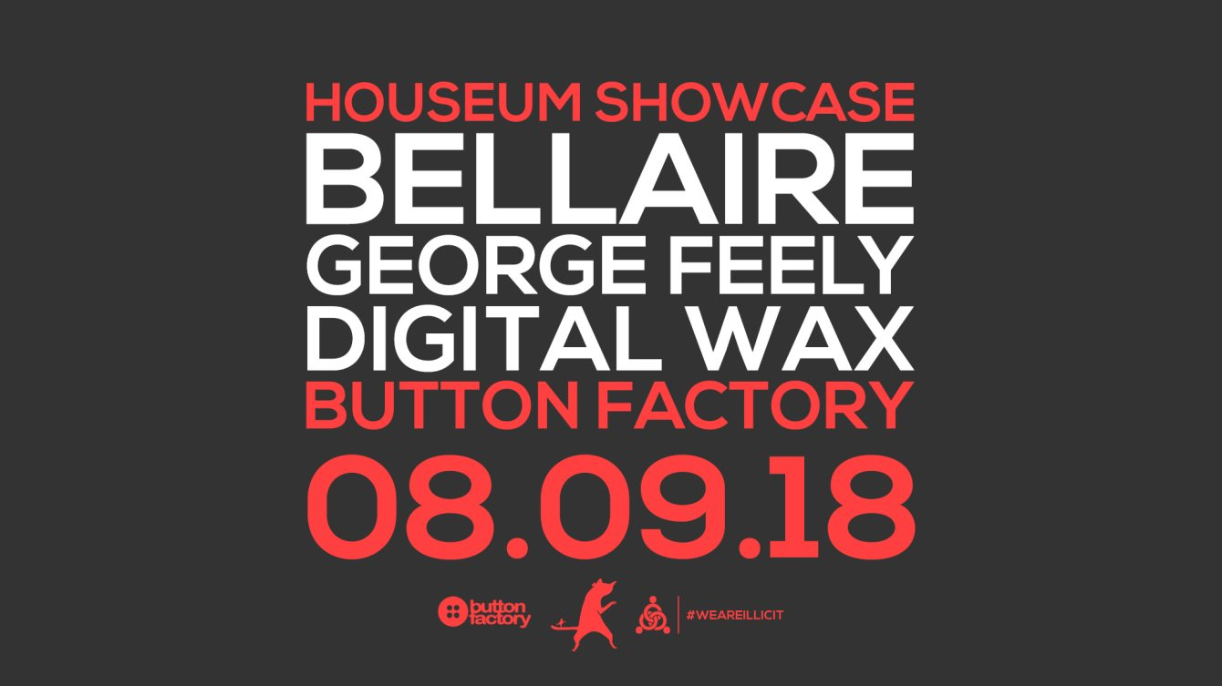 Houseum Showcase: Bellaire + George Feely - Flyer front